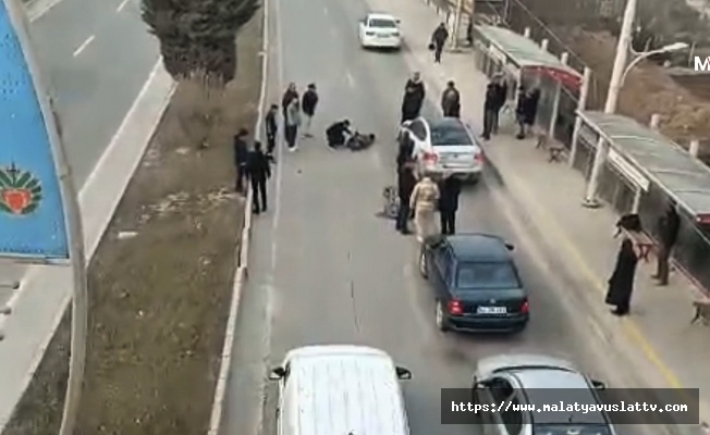 Malatya'da Feci Kaza: 17 Yaşındaki Motosiklet Sürücüsü Yaralı