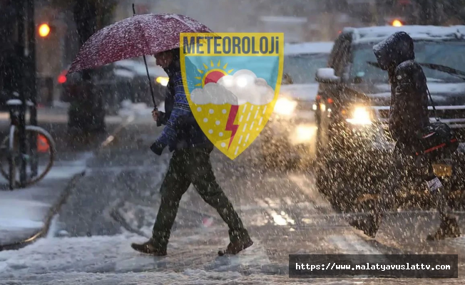 Malatya'ya Kar Geliyor!