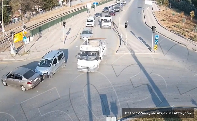 Malatya’da  Trafik Kazaları KGYS Kameralarına Yansıdı