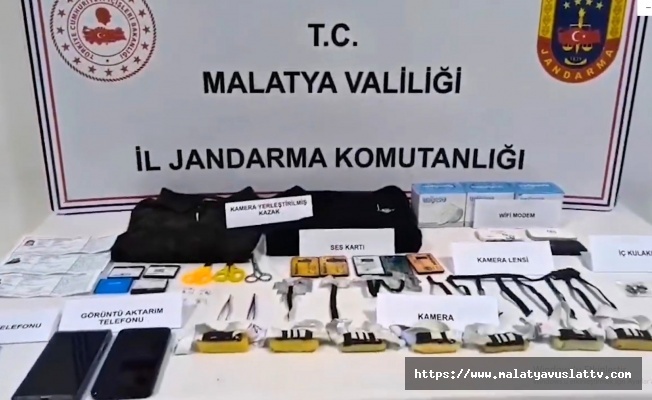 Malatya'da Ehliyet Sınavında Kopya Çetesi Çökertildi