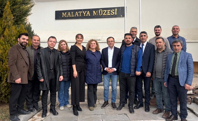 Türk Kültür Sanat Sen Heyeti Malatya’da Kurum Ziyaretlerinde Bulundu