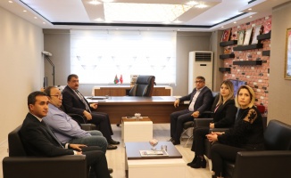Başkan Gürkan'dan Vuslat TV'ye Ziyaret