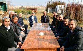 Başkan Çınar Fidancılar Sitesini ziyaret etti