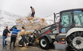 Mahsur kalan çiftçinin yardımına MASKİ yetişti
