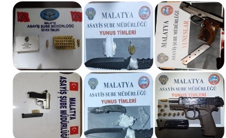 Malatya Polisi Operasyonlarına Devam Ediyor