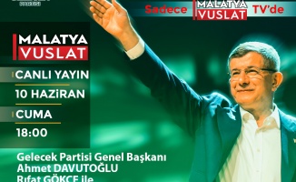 Davutoğlu, Malatya Vuslat Tv Canlı Yayınında