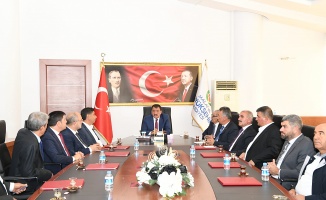 Muhtar Dernek Başkanlarından Başkan Gürkan'a Ziyaret