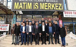 Başkan Gürkan, MATİM İş Merkezi Esnafıyla Buluştu