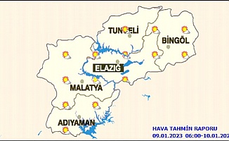 9 Ocak Pazartesi Hava Tahmin Raporu