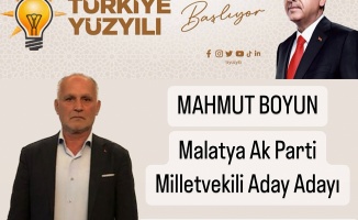 Mahmut Boyun'da Ak Parti Malatya Milletvekili Aday Adayı