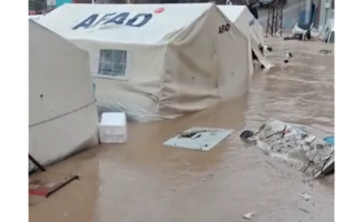 Doğanşehir'i Sel Bastı