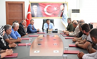 Akçadağder’den Başkan Gürkan’a Ziyaret
