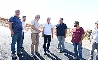 Başkan Çınar Yol Düzenleme Çalışmalarını İnceledi