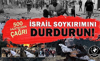 500 Gazeteciden Ortak Çağrı: İsrail Soykırımını Durdurun!