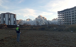 Malatya’da Patlayıcı İle Yıkımlara Ara Verildi