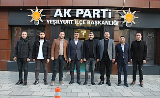 Okyay'dan AK Parti Yeşilyurt İlçe Teşkilatına Ziyaret