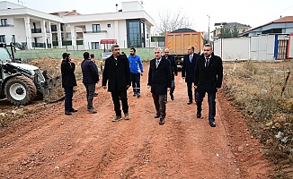 Başkan Çınar, Yol Düzenleme Çalışmalarını İnceledi