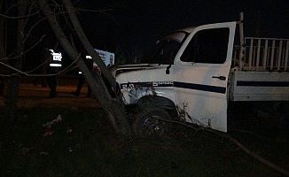 Malatya’da “Dur” İhtarına Uymayan Araç Kaza Yaptı