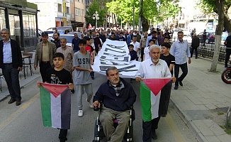 Malatya’da Gazze İçin Yürüyüş Düzenlendi