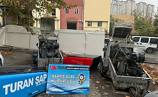 3 Ay Önce Çalınan Milyonluk Şap Makineleri Bulundu