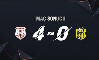 Trendyol 1. Lig: Pendikspor: 4 - Yeni Malatyaspor: 0