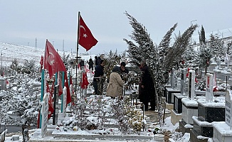 Asrın Felaketinin 2'nci Yıl Dönümünde Mezarlıkta Hüzün Hakim