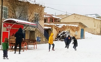 Doğanşehir'de Eğitime Kar Engeli