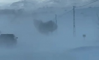 Tipi ve Sis Sürücülere Zor Anlar Yaşattı