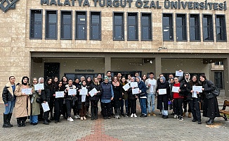 Malatya Turgut Özal Üniversitesi’nde Fidan Dikme Etkinliği Düzenlendi
