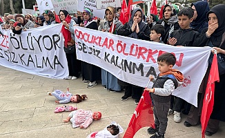 Malatya'da İsrail'in Gazze Saldırıları Protesto Edildi