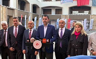 Malatya'da Bakırcılar Çarşısı Şantiyesini Ziyaret Etti