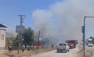 Yeşilyurt’ta Korkutan Bahçe Yangını