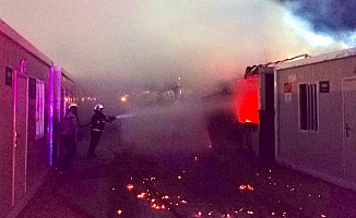 Konteyner da Çıkan Yangın Korkuttu