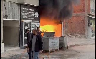 Niyazi Mahallesi’nde Metruk İş Yerinde Yangın