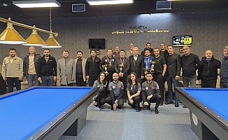 Aslantepe 3 Bant Bilardo Turnuvası Tamamlandı