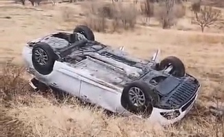 Hekimhan’da Feci Şarampol Kazası!