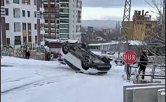 Kar Sonrası Buzlanma Kazaları Şehir Genelini Felç Etti!