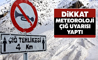 4 İl İçin Çığ Alarmı!