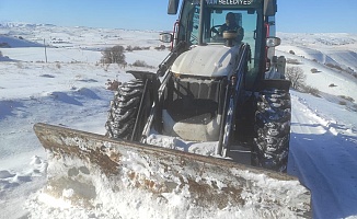 Arguvan'da Karla Mücadele Devam Ediyor