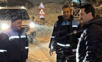 Malatya’da Karla Mücadele Hız Kesmedi