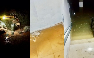 TOKİ'de  Bodrum Katları Su Bastı