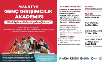 Genç Girişimcilik Akademisi 28 Mart’ta Başlıyor