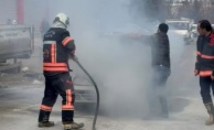 Sanayi Sitesinde Araç Yangını