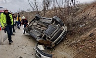 Otomobil Takla Attı: 4’ü Çocuk 6 Kişi Yaralı