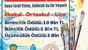 MASKİ’DEN ÖĞRENCİLERE ANLAMLI YARIŞMA: “SUYU İSRAF ETME, GELECEK SU İLE YEŞERİR”