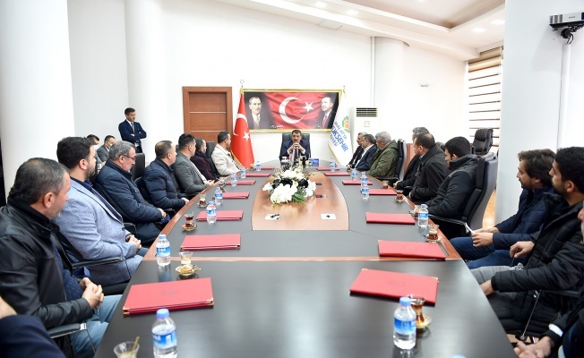 Şire Pazarı Esnaflarından Başkan Gürkana Teşekkür Ziyareti