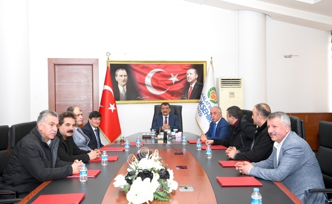 Kahveciler Odasından Başkan Gürkana Ziyaret
