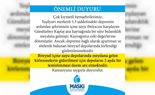 Maski Uyardı