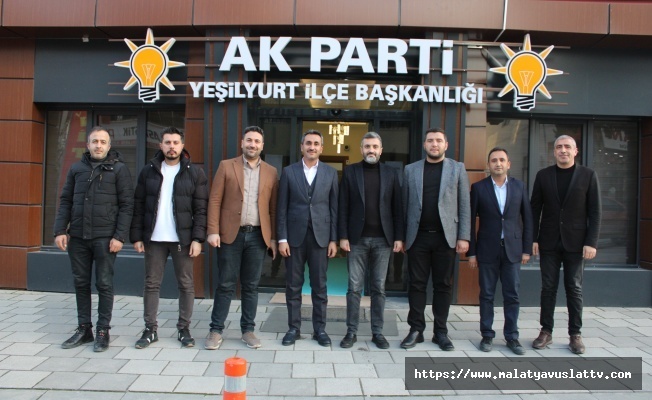 Okyay#039;dan AK Parti Yeşilyurt İlçe Teşkilatına Ziyaret