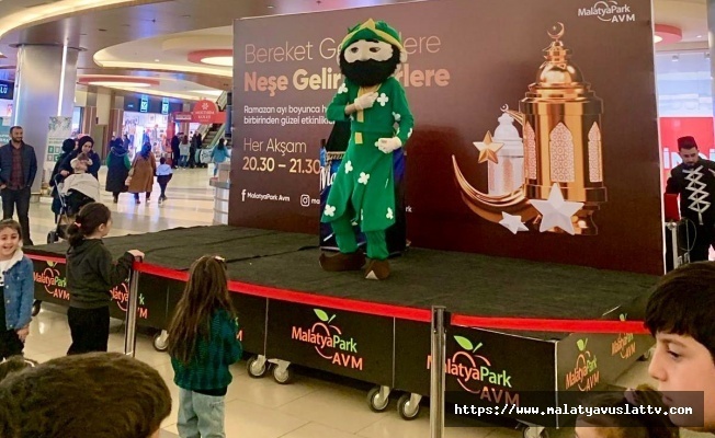 Malatya Parkta Ramazan Eğlenceleri